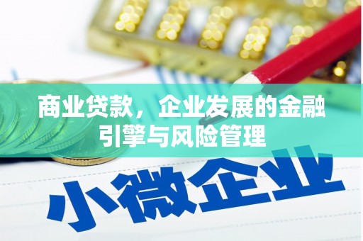 西昌商业贷款，企业发展的金融引擎与风险管理