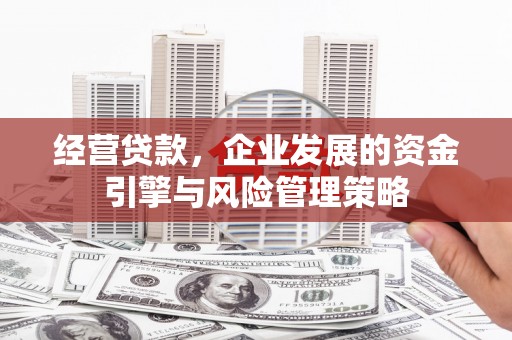 西昌经营贷款，企业发展的资金引擎与风险管理策略