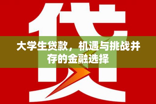 西昌大学生贷款，机遇与挑战并存的金融选择