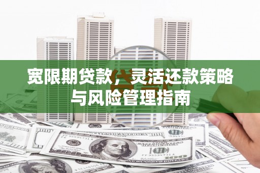 西昌宽限期贷款，灵活还款策略与风险管理指南