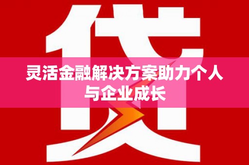 西昌灵活金融解决方案助力个人与企业成长