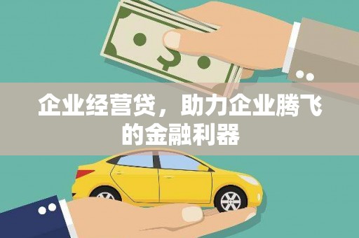 西昌企业经营贷，助力企业腾飞的金融利器