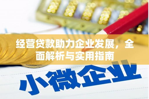西昌经营贷款助力企业发展，全面解析与实用指南