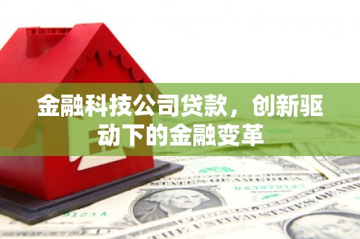 西昌金融科技公司贷款，创新驱动下的金融变革