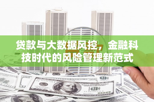 西昌贷款与大数据风控，金融科技时代的风险管理新范式