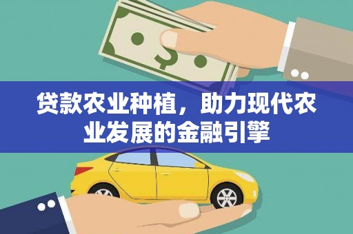 西昌贷款农业种植，助力现代农业发展的金融引擎