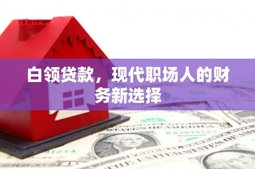 西昌白领贷款，现代职场人的财务新选择