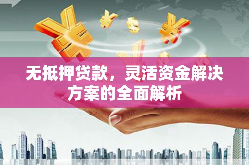 西昌无抵押贷款，灵活资金解决方案的全面解析