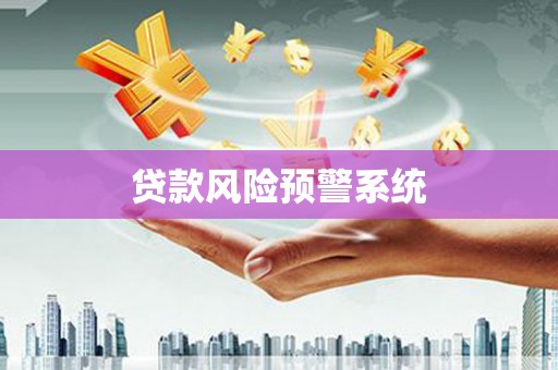 西昌贷款风险预警系统