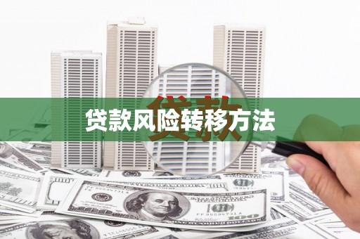 西昌贷款风险转移方法 西昌贷款风险转移方法
