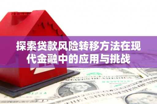 西昌探索贷款风险转移方法在现代金融中的应用与挑战