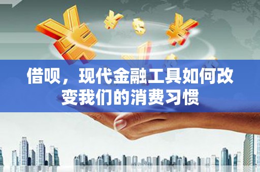 西昌借呗，现代金融工具如何改变我们的消费习惯