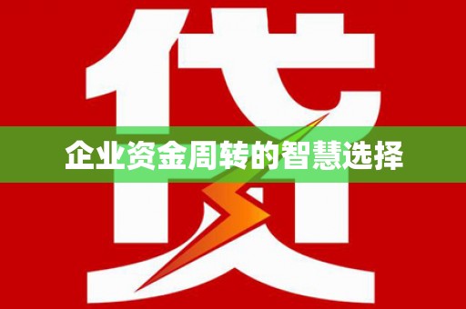 西昌企业资金周转的智慧选择