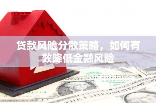 西昌贷款风险分散策略，如何有效降低金融风险