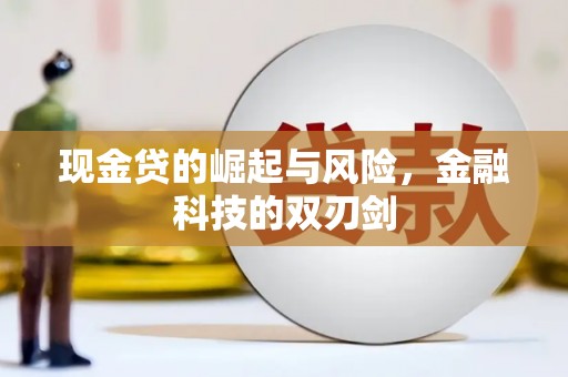 西昌现金贷的崛起与风险，金融科技的双刃剑