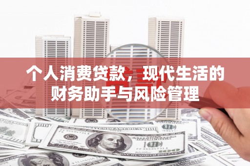 西昌个人消费贷款，现代生活的财务助手与风险管理