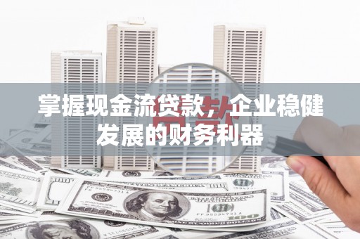 西昌掌握现金流贷款，企业稳健发展的财务利器