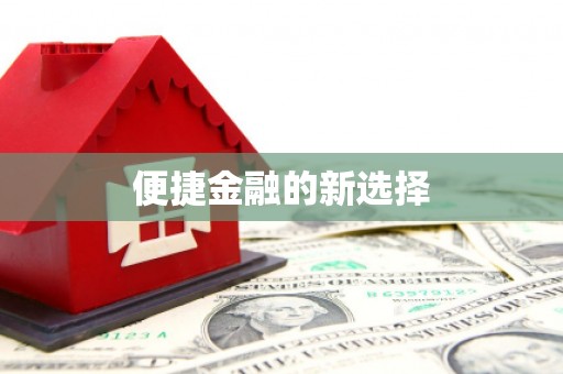 西昌便捷金融的新选择