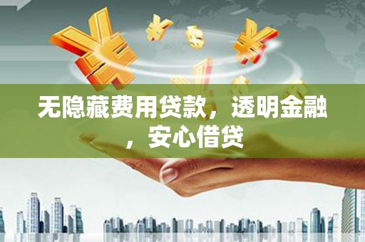 西昌无隐藏费用贷款，透明金融，安心借贷