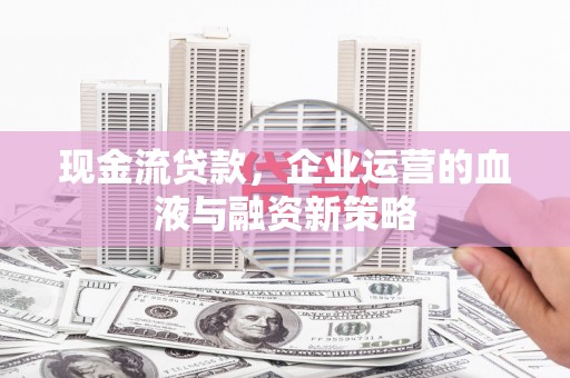 西昌现金流贷款，企业运营的血液与融资新策略