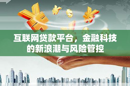 西昌互联网贷款平台，金融科技的新浪潮与风险管控