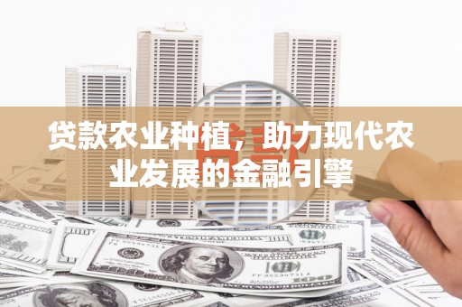 西昌贷款农业种植，助力现代农业发展的金融引擎