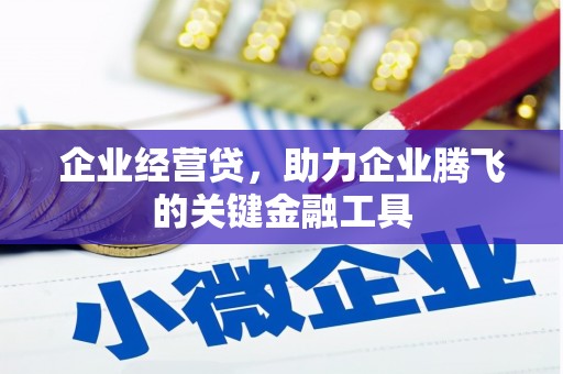 西昌企业经营贷，助力企业腾飞的关键金融工具