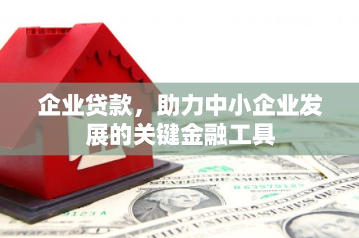 西昌企业贷款，助力中小企业发展的关键金融工具
