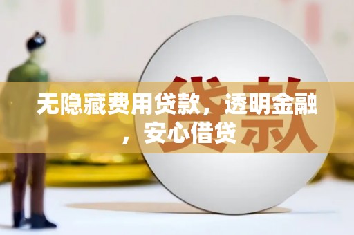 西昌无隐藏费用贷款，透明金融，安心借贷