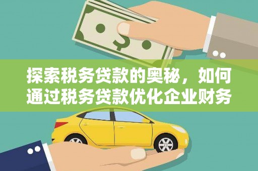 西昌探索税务贷款的奥秘，如何通过税务贷款优化企业财务