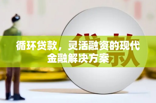 西昌循环贷款，灵活融资的现代金融解决方案