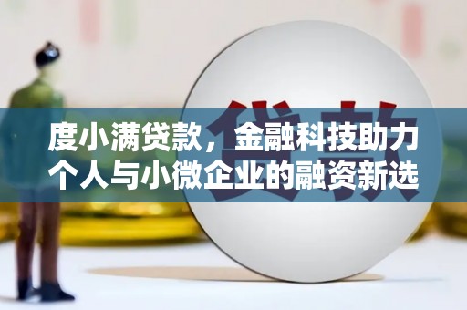 西昌度小满贷款，金融科技助力个人与小微企业的融资新选择