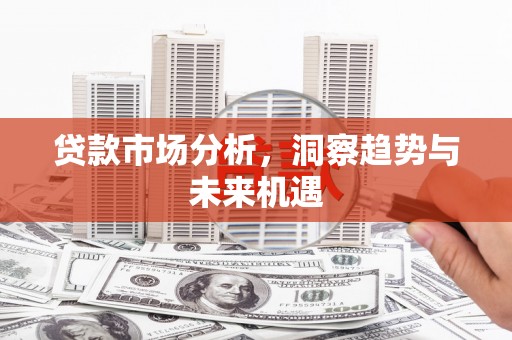 西昌贷款市场分析，洞察趋势与未来机遇