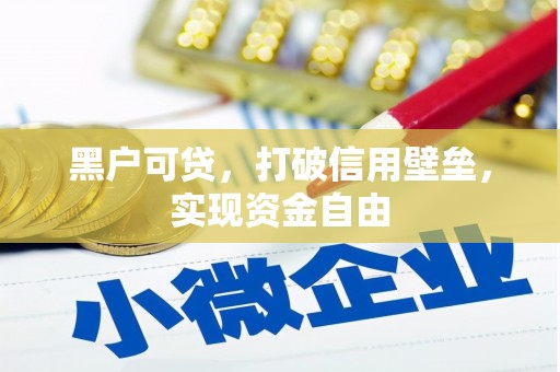 西昌黑户可贷，打破信用壁垒，实现资金自由