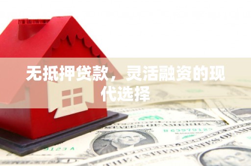 西昌无抵押贷款，灵活融资的现代选择