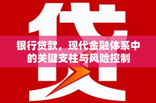 西昌银行贷款，现代金融体系中的关键支柱与风险控制