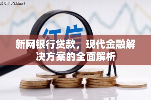 西昌新网银行贷款，现代金融解决方案的全面解析