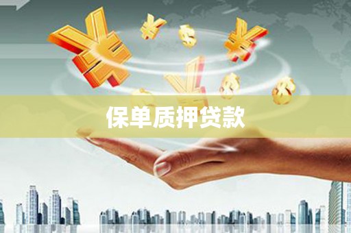 西昌保单质押贷款
