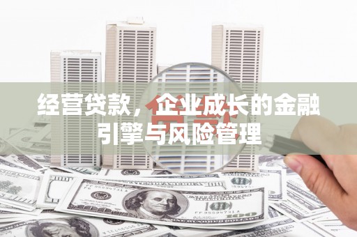 西昌经营贷款，企业成长的金融引擎与风险管理