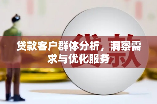 西昌贷款客户群体分析，洞察需求与优化服务